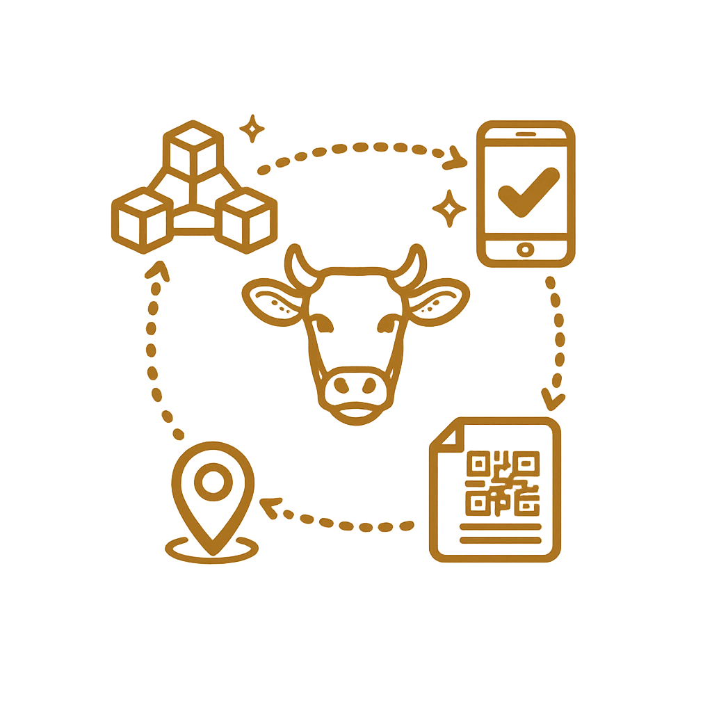 Trazabilidad Blockchain en Ganaderas de ganado vacuno en Espaa