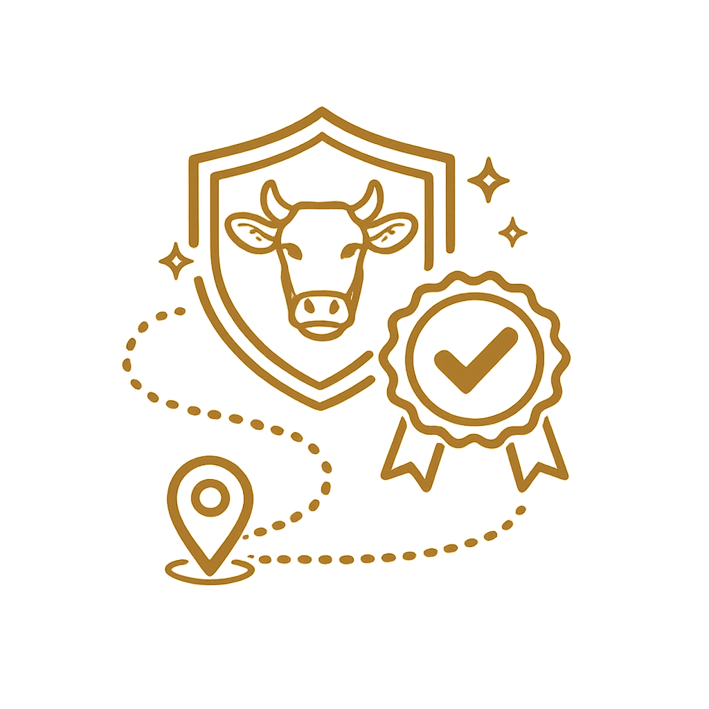Origen Verificado en Ganaderas de ganado vacuno en Espaaound